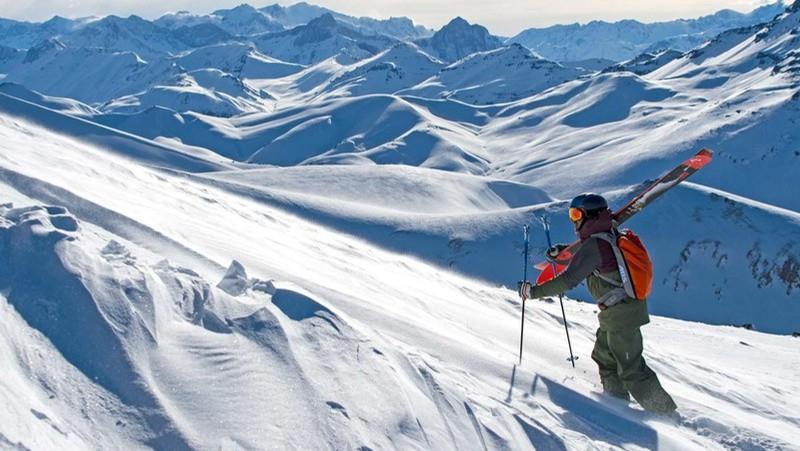 Guided private ski and snowboard lesson — exploring the mountain with a certified instructor