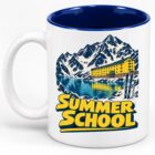 SkiCoach.Me 11oz ceramic mug, Summer School design