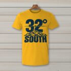 SkiCoach.Me 32° South t-shirt in Gold