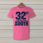 SkiCoach.Me 32° South t-shirt in Heather Heliconia