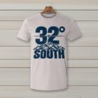 SkiCoach.Me 32° South t-shirt in Ice Gray