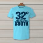SkiCoach.Me 32° South t-shirt in Sky