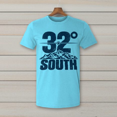 SkiCoach.Me 32° South t-shirt in Sky