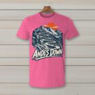 SkiCoach.Me Andes Down t-shirt in Heather Heliconia
