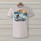 SkiCoach.Me Arc Authority t-shirt in Ice Gray