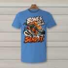 SkiCoach.Me Bones Don't Break. Send It. t-shirt in Iris