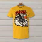 SkiCoach.Me Carve or Die Trying t-shirt in Gold