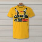 SkiCoach.Me Certified to Tell You It's Your Stance t-shirt in Gold