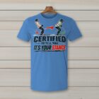 SkiCoach.Me Certified to Tell You It's Your Stance t-shirt in Iris