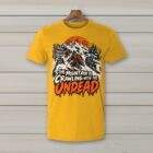 SkiCoach.Me The Mountain Is Crawling with the Undead t-shirt in Gold