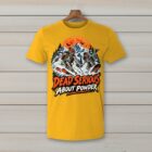 SkiCoach.Me Dead Serious About Powder t-shirt in Gold