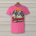 SkiCoach.Me Dead Serious About Powder t-shirt in Heather Heliconia
