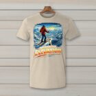 SkiCoach.Me Drawn to Elevation t-shirt in Natural