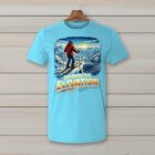 SkiCoach.Me Drawn to Elevation t-shirt in Sky