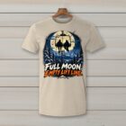 SkiCoach.Me Full Moon. Empty Lift Line. t-shirt in Natural