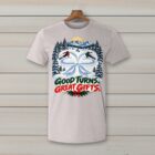 SkiCoach.Me Good Turns. Great Gifts. t-shirt in Ice Gray