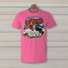 SkiCoach.Me Let's Make Fresh Tracks t-shirt in Heather Heliconia