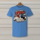 SkiCoach.Me Let's Make Fresh Tracks t-shirt in Iris