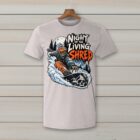 SkiCoach.Me Night of the Living Shred t-shirt in Ice Gray