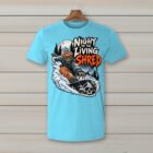 SkiCoach.Me Night of the Living Shred t-shirt in Sky