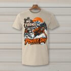SkiCoach.Me No Friends on a Powder Day t-shirt in Natural