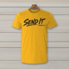 SkiCoach.Me Send It (Correctly) t-shirt in Gold