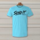 SkiCoach.Me Send It (Correctly) t-shirt in Sky