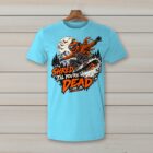 SkiCoach.Me Shred Til You're Dead t-shirt in Sky