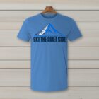SkiCoach.Me Ski the Quiet Side t-shirt in Iris