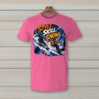 SkiCoach.Me Style. Skill. Snow. t-shirt in Heather Heliconia