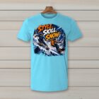 SkiCoach.Me Style. Skill. Snow. t-shirt in Sky