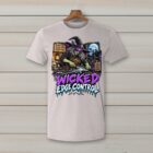 SkiCoach.Me Wicked Edge Control t-shirt in Ice Gray