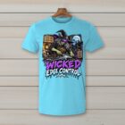 SkiCoach.Me Wicked Edge Control t-shirt in Sky