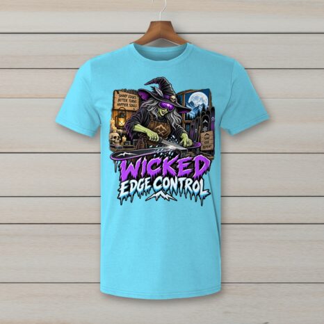 SkiCoach.Me Wicked Edge Control t-shirt in Sky