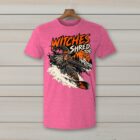 SkiCoach.Me Witches Shred Too t-shirt in Heather Heliconia